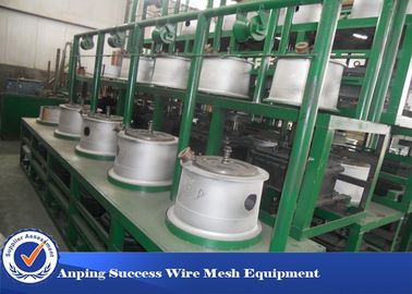 China Grüne Farbeinfache Struktur-nasse Drahtziehen-Maschinen-gerade Fütterungsart usine