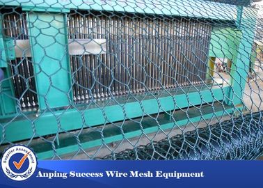 China Hochleistungs-80x100 sechseckiger Mesh Machine For Gabion Box/Steinkasten fournisseur