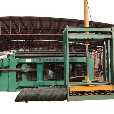 China Grüne Sechsecknetzmaschine 2m mit hydraulischer Schneidleistung von 2,2 kW fournisseur