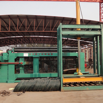 China Grüne 3m breite Sechseckdrahtnetzmaschine mit 50-100m/min Geschwindigkeit und 800mm Rollendurchmesser fournisseur
