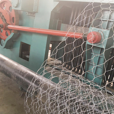 China Schwere Hexagonale Drahtnetzmaschine mit maximalem Rollendurchmesser von 800 mm und 3 kW Hauptmotor fournisseur