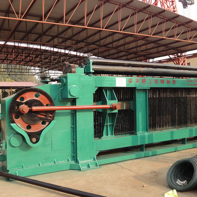 China Powerful Heavy Duty Gabion Mesh Machine with 160-225M/H Production Speed and PVC Coated Wire Coating fournisseur